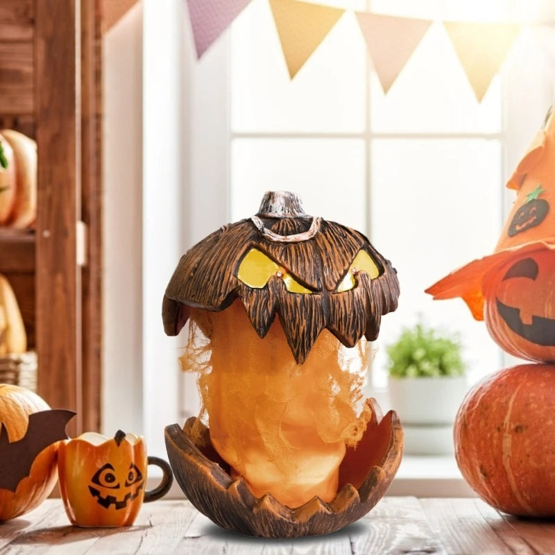 Noise Activated Pumpkin Animated Talking Pumpkin Decoration Lifting Pumpkin Creates a Spooky Atmospheres for Halloween