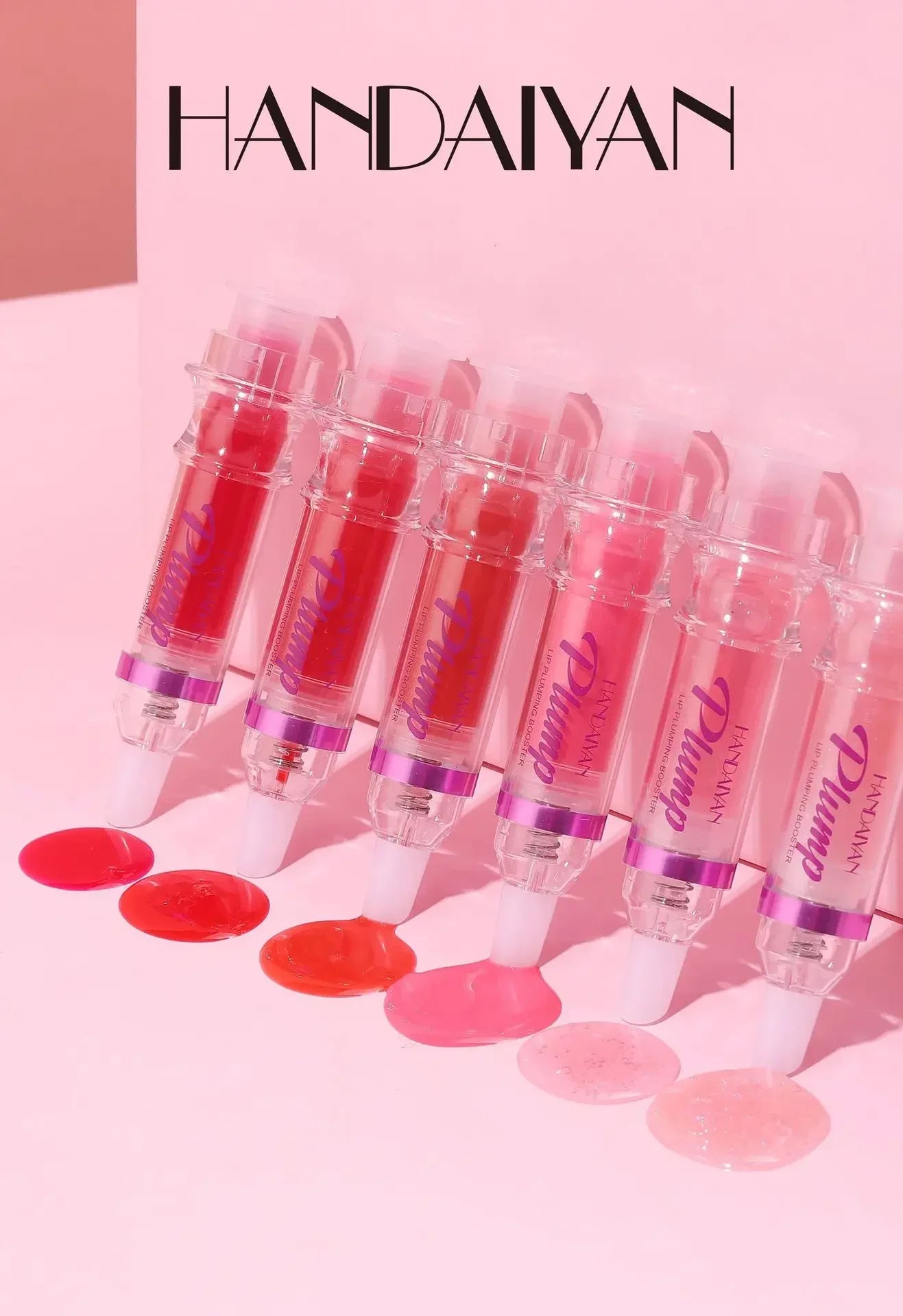 Lip Plumping Booster Lasting Sexy Plumper Glitter Red Nude Lipstick Liquid Waterproof Moisturize Oil Lipgloss Makeup Lip Care