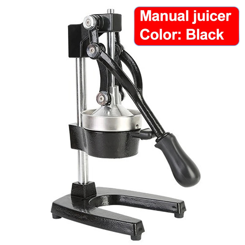 Cast Iron Citrus Juicer , Extra-Large Commercial Grade Manual Hand Press , Heavy Duty Countertop Squeezer for Fresh Orange Juice