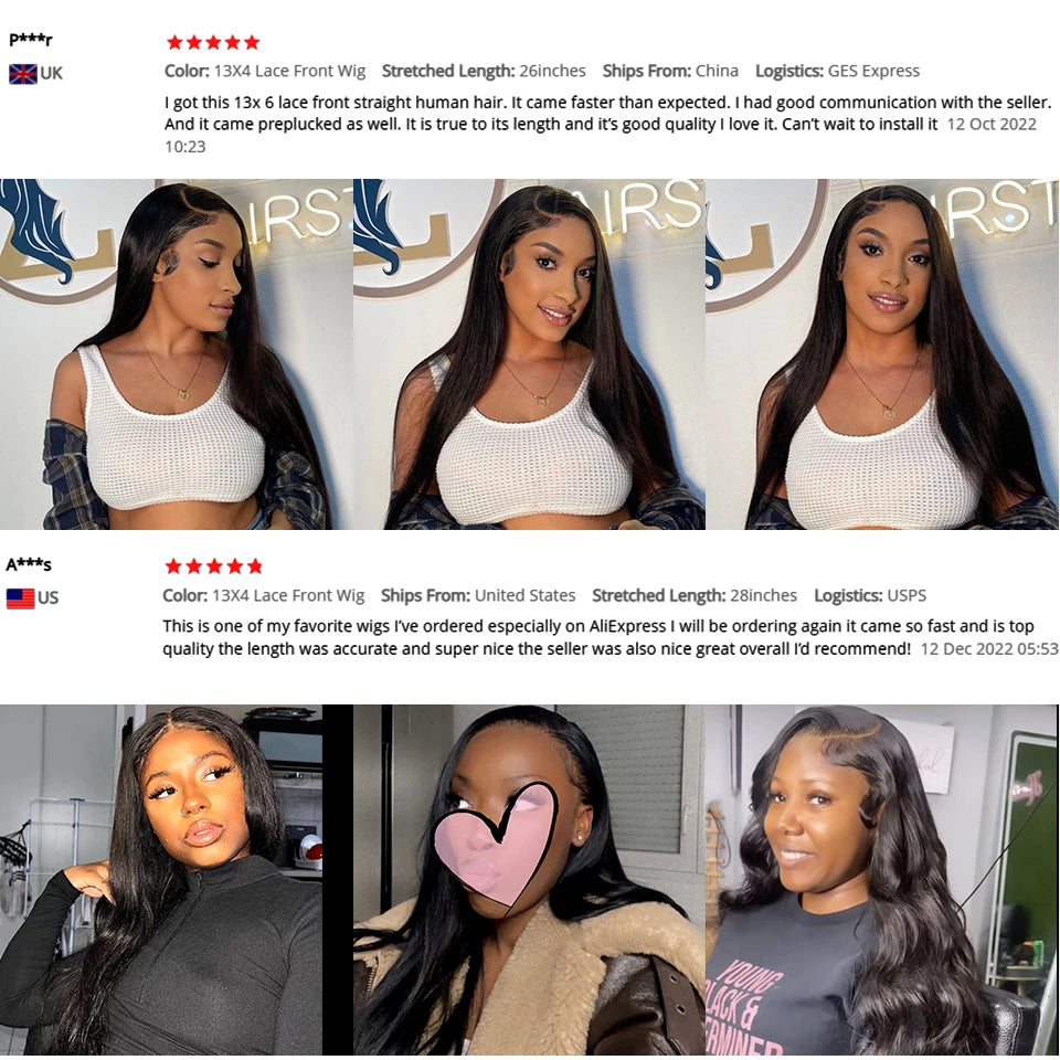 HD Lace Frontal Wig 13x6 Transparent Lace Frontal Human Hair Wigs Bone Straight Preplucked Wigs For Women On Sale ISEE Hair