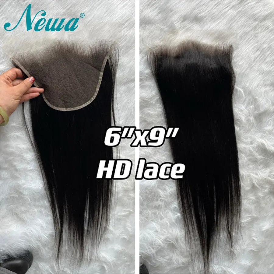 Real HD Lace Frontal Only Full 13x6 13x4 Invisible Melt Skins Lace 5x5 6x6 7x7 HD Lace Closure Human Hair Body Wave & Straight