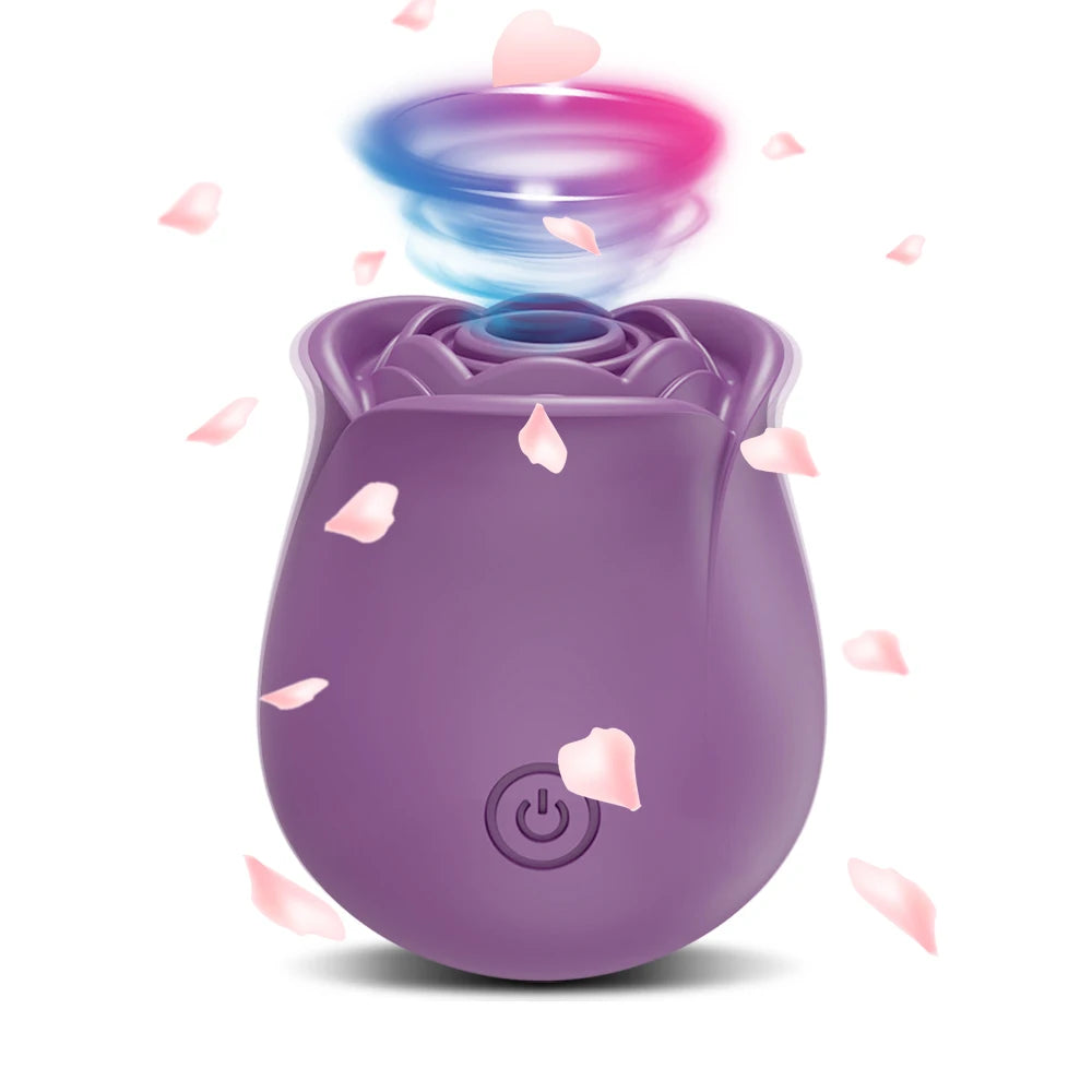 Rose-Toys Vibrator Nipple Clitoris Sucker Stimulator Vibration Masturbation Tools Women Couple Sex Toys Vibrator 18 Adult Toys