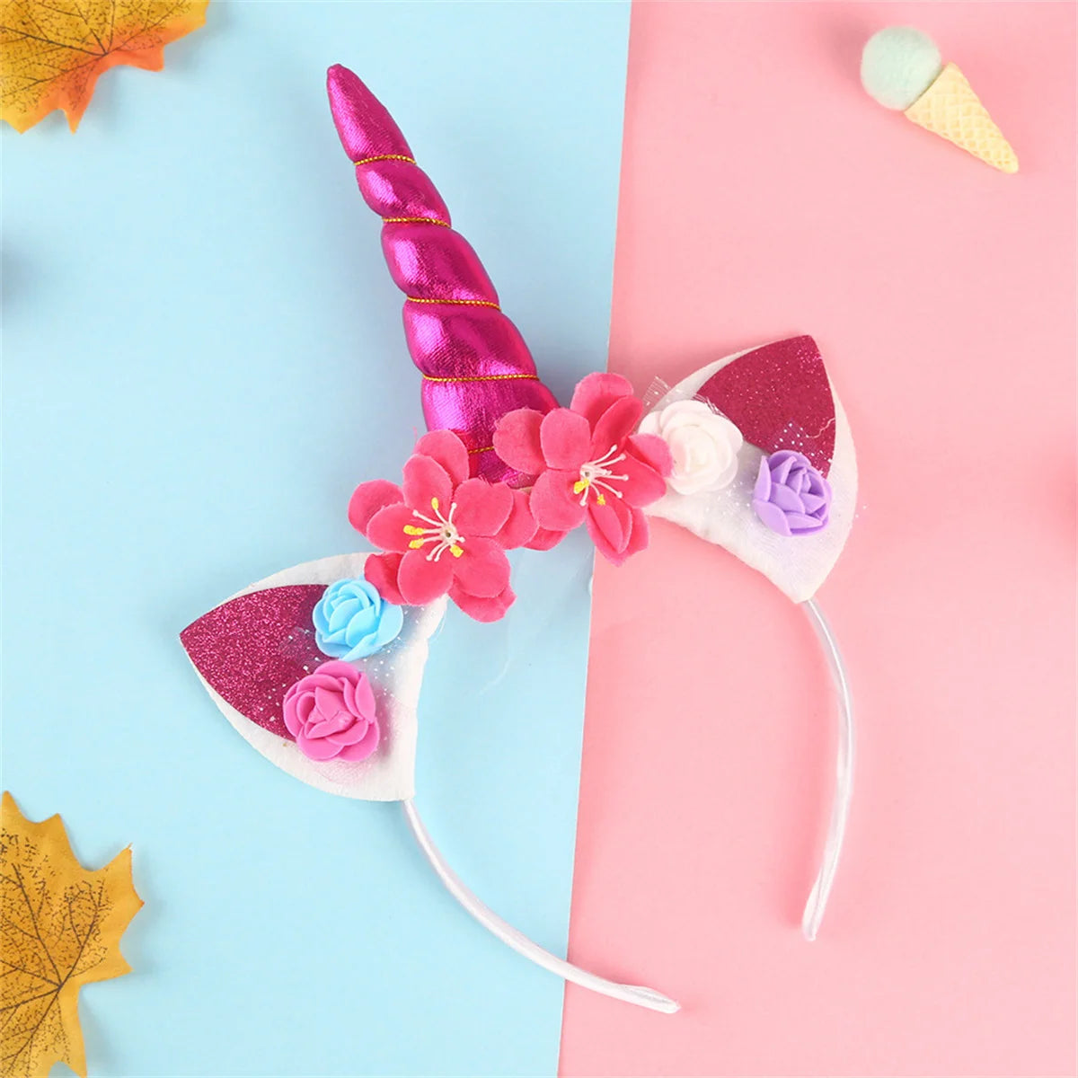 Kids Unicorn Headband Halloween Party Head Buckle Birthday Gift Children Baby Hair Accessories For Girls Unicorn headband
