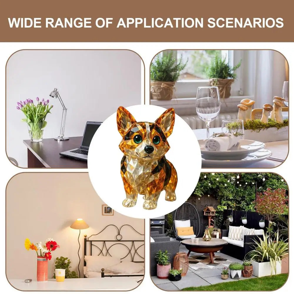 Crystal Figurine Animal Styles Collectible Figurines Handcrafted Collectibles Portable Space-Saving Sculpture For Table Desk