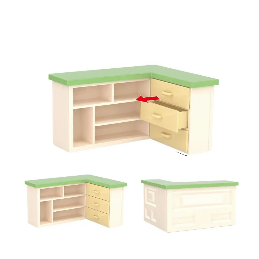 Household Dollhouse Miniature Furniture Accessories Lifelike Shooting Props Electrical Model DIY Supermarket Ornaments Girls