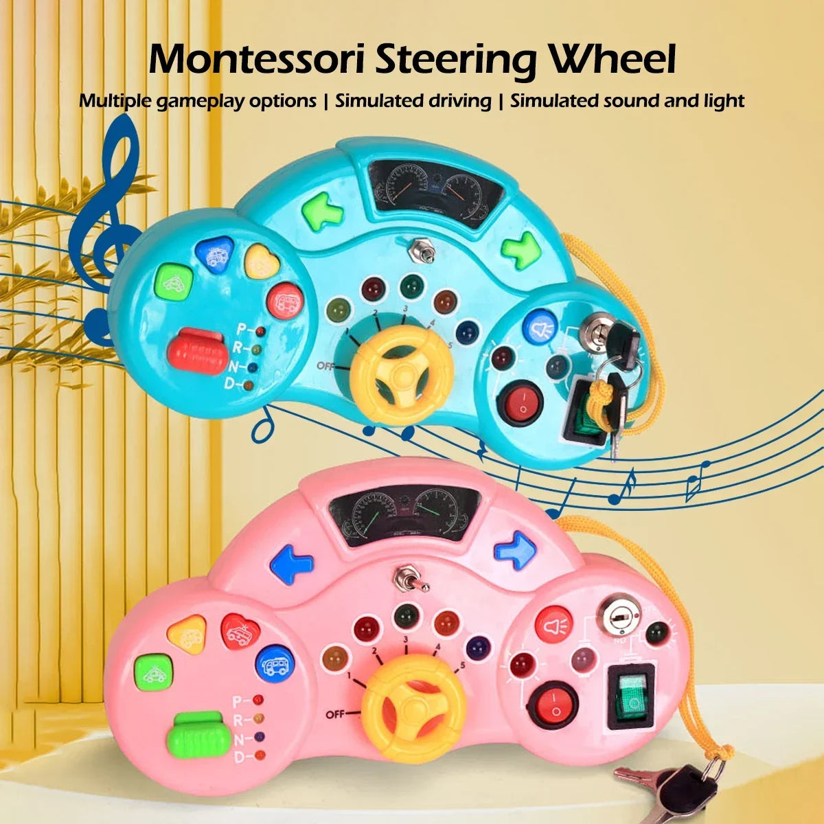 Montessori Busy Board Toys for Toddlers Gifts for 3 Year Old Baby Boys Girls Educational Learning Toys Toddler Travel Toys