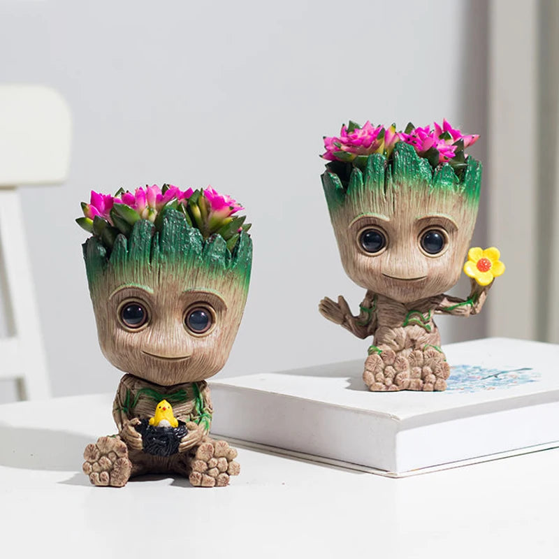 Baby Groot Flower Pot Home Decoration Planters For Indoor Plants Anime
