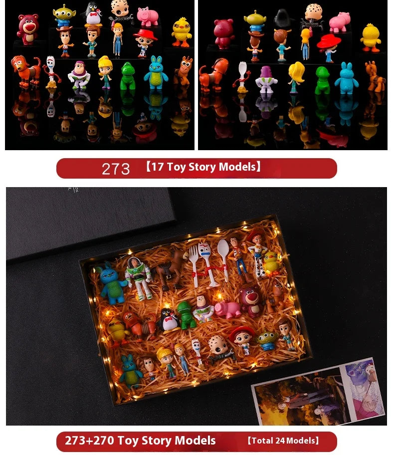 Full set of dolls toys Story Buss Light Years Woody Handmade Dolls ornaments Blind Boxes to send children birthday gifts
