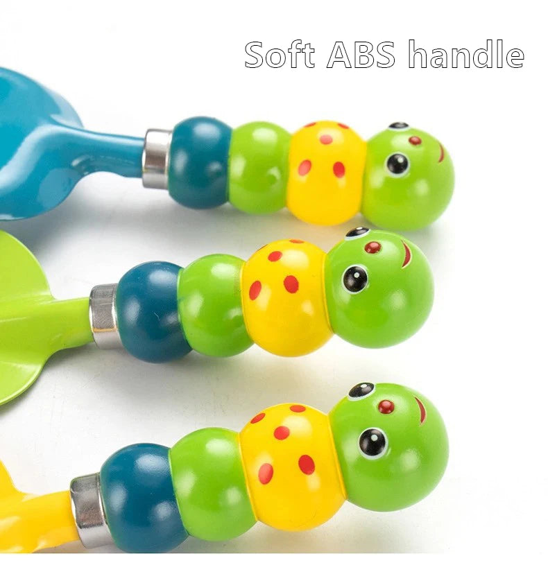 Colorful Garden Tools Toys for children Outdoor Gardening Trowel Shovel Rake Yard Watering Pot Digging Beach Safe Toys Kids Gift