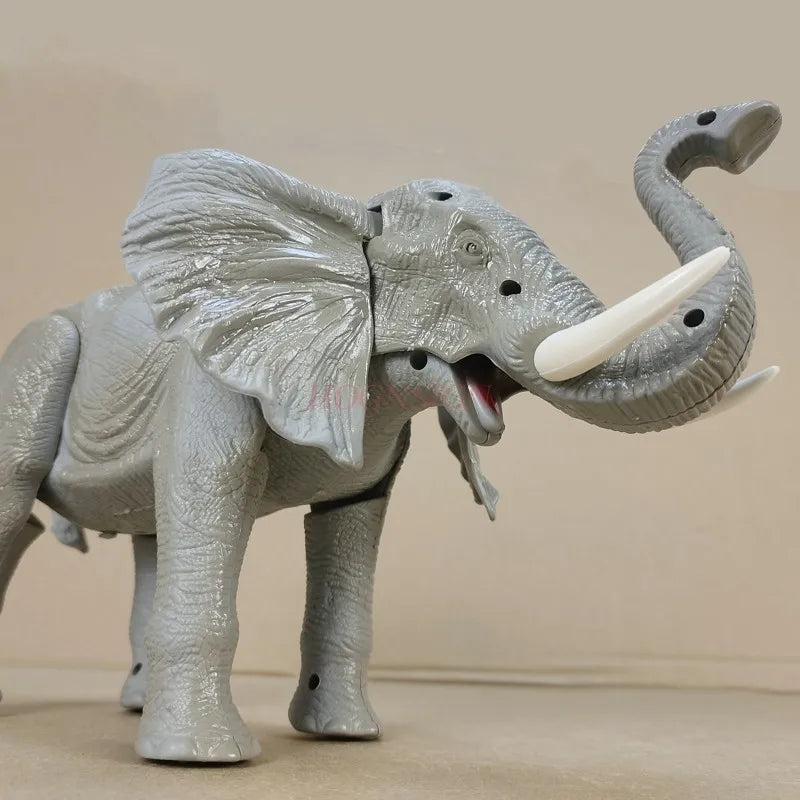 Children's Toys Electric Toy Elephant Model Animal Cries Can Walk Plastic Educational electric toy elephant model toys