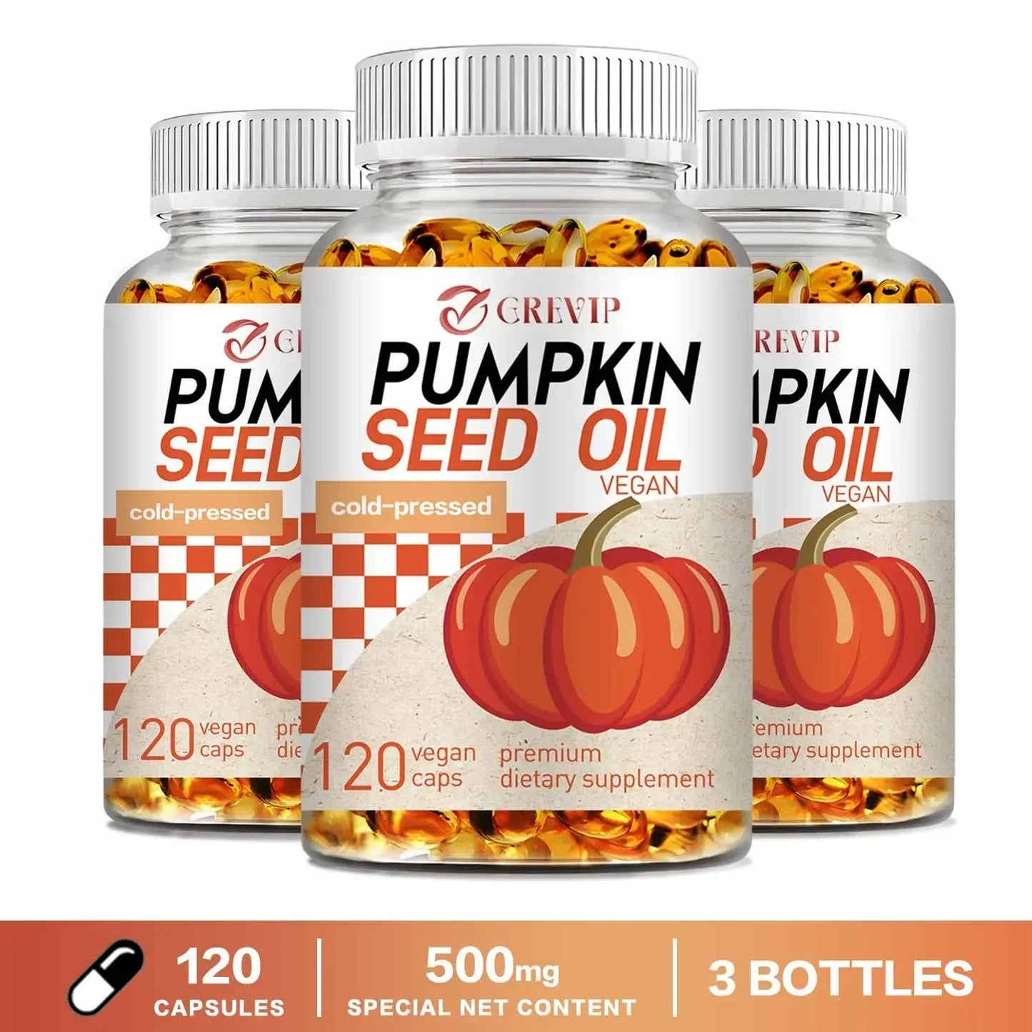 Pumpkin Seed Oil - Prostate Health, Skin, Heart & Brain Health, Bladder Control