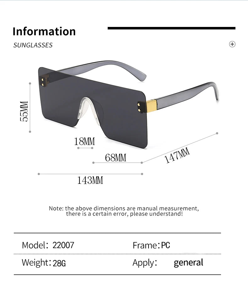 2023 New Women's Sunglasses Men Eyeglasses Accessories Women UV Sunglasses Fashion Square