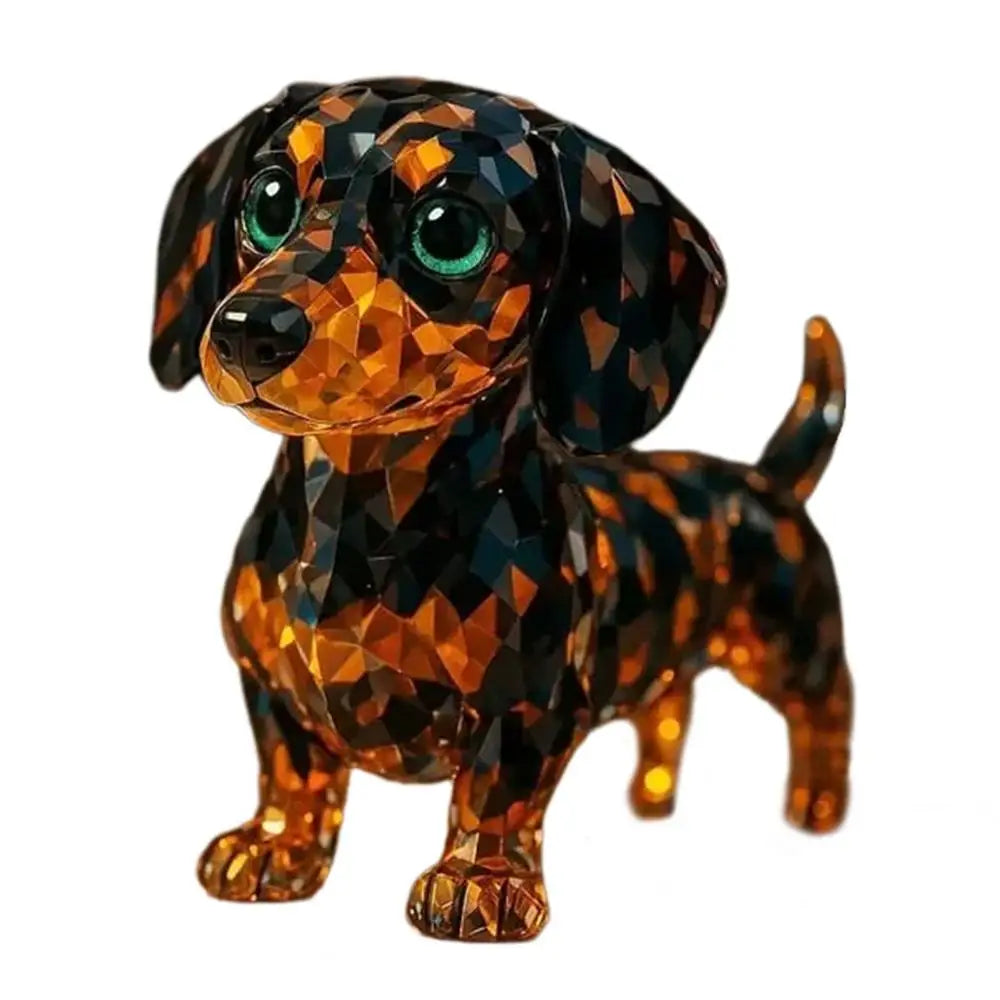 Crystal Figurine Animal Styles Collectible Figurines Handcrafted Collectibles Portable Space-Saving Sculpture For Table Desk