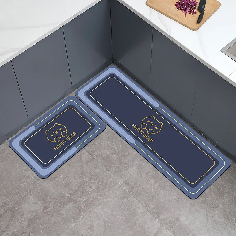 VIKAMA Diatomite Rugs Carpet For Bath Rugs For Kitchen Kitchen Floor Mat Rugs For Bathroom Diatomite Mat Kitchen Mat