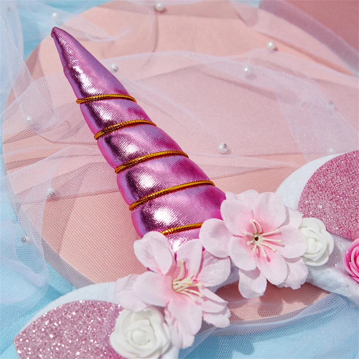 Kids Unicorn Headband Halloween Party Head Buckle Birthday Gift Children Baby Hair Accessories For Girls Unicorn headband