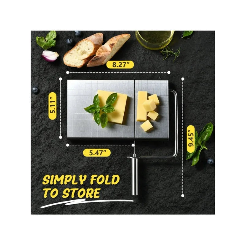 Household Cheese Cutting Machine, Ham Cheese Slicer, Cheese Cutter With Scale Cutting Knife Kitchen Tool