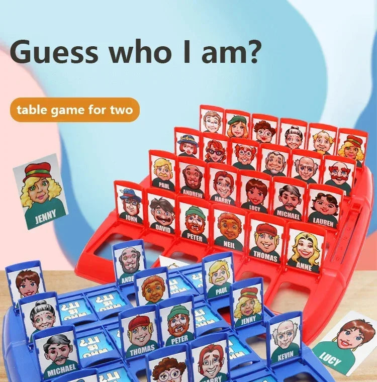 Guess Who I Am Board Game Toy Parent-child Friend Interaction Game Children's Logical Reasoning Puzzle Toys for Boy Girl Gifts