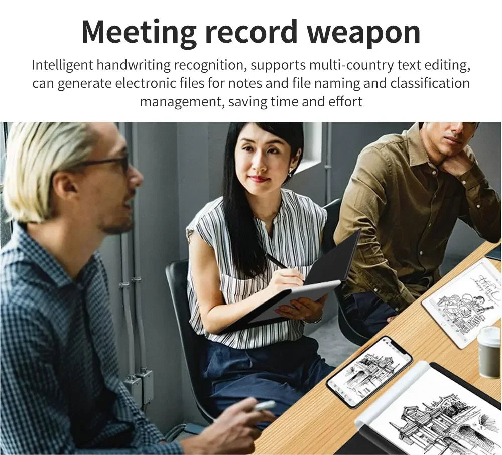 10 inch Smart Digital Board Graffiti Painting Pad Board Art Work Office Creative Smart  Bluetooth Notebook Writing Board