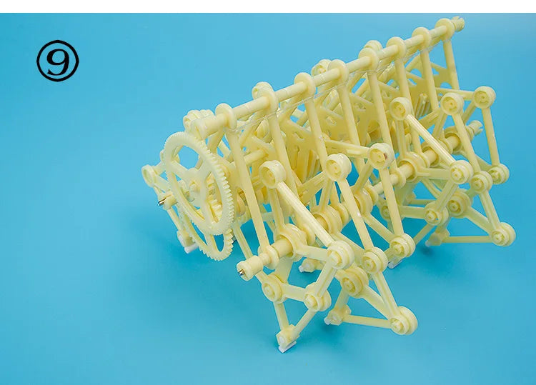 Child/Adult DIY Toy Hand-invented Robot Creative Wind Energy Powered Mechanical Puzzle Education Toys Gifts