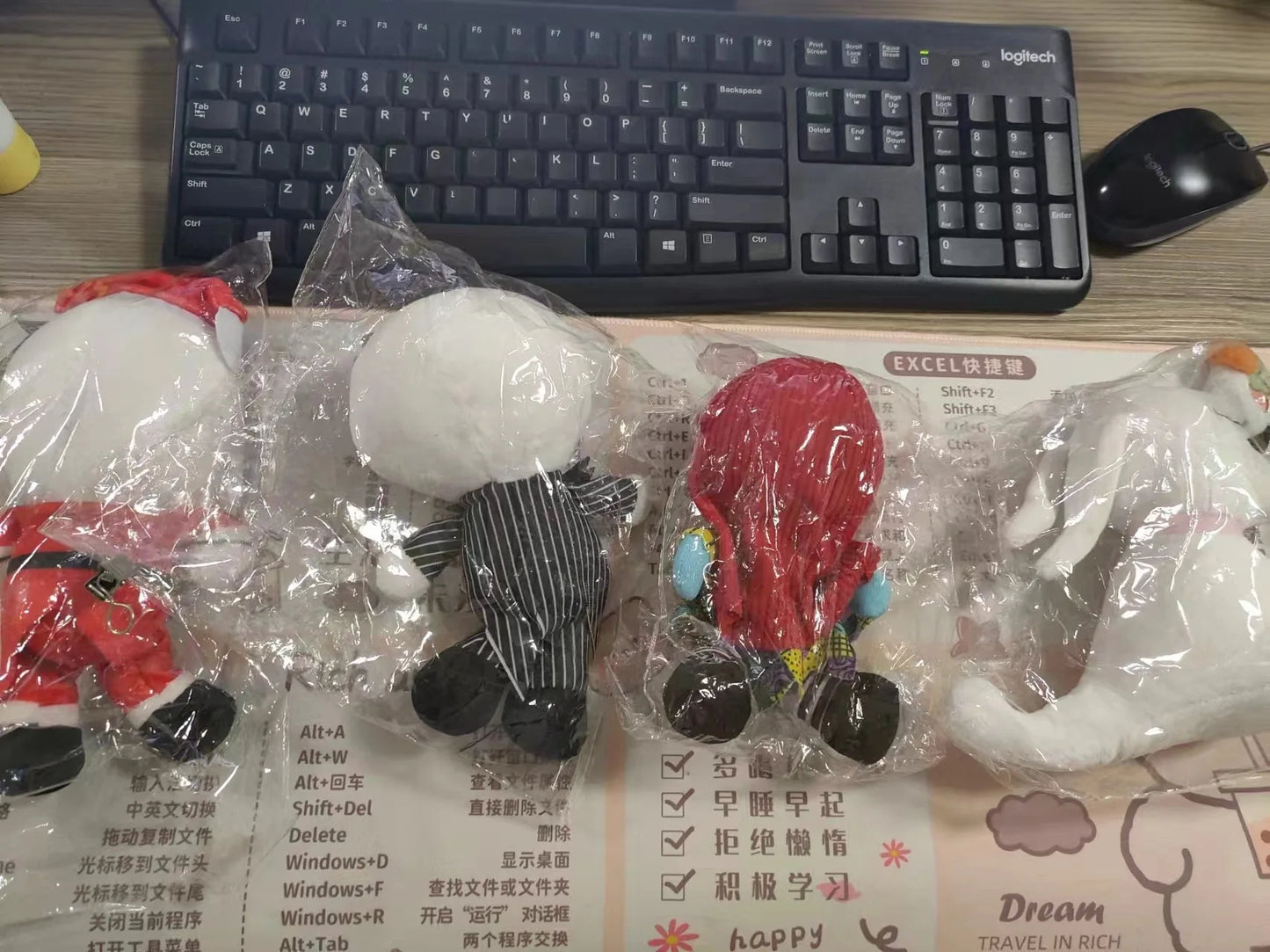 20cm The Nightmare Before Christmas Jack Skellington Plush Toys Doll Sally Soft Stuffed Toy Children Kids Halloween Toy Gift