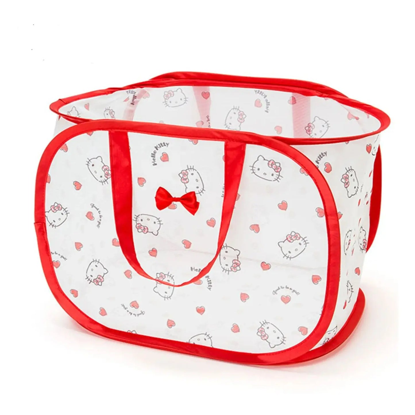 Kawaii Hello Kittys Laundry Basket Household Foldable Clothes Storage Basket Dirty Clothes Storage Box Creative Practical Basket