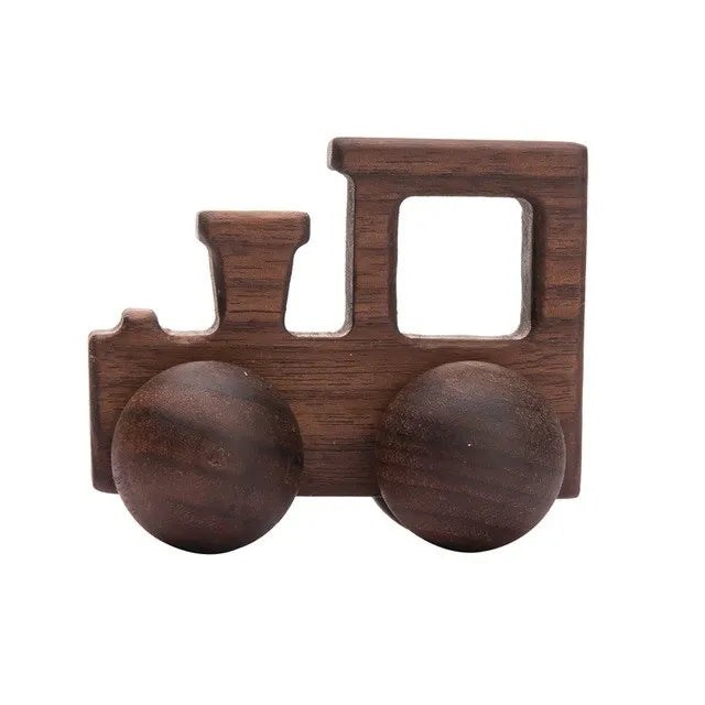 Wooden Cars Toys Maple Diy Crafts for Students Home Activities Montessori Grasping Teething Toy Newborn Birthday Gift Wood Block