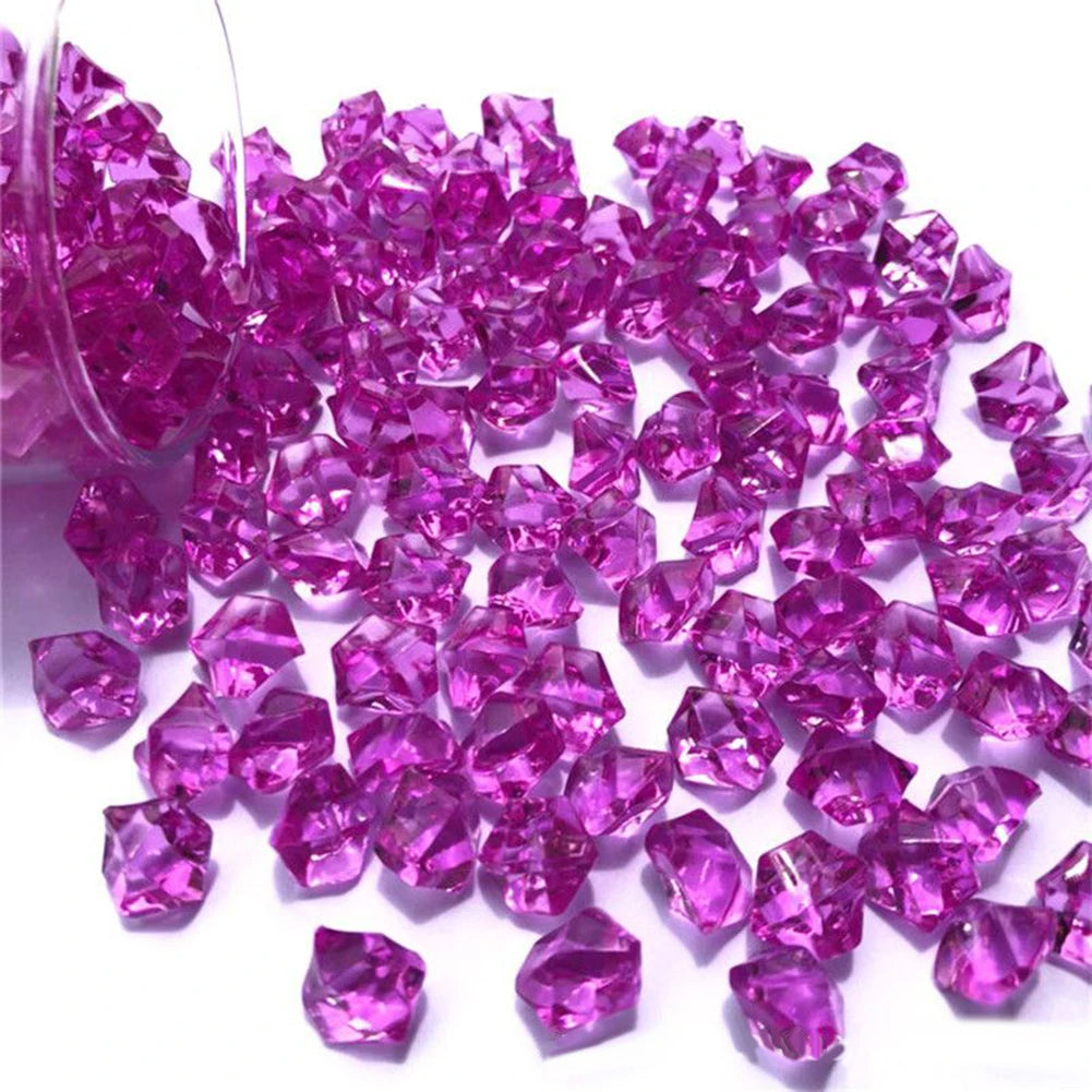 Crystals Plastic Gems Home and Decoration Ice Particles Colored Stones Children's Jewelry Crystal Diamond Toys Crafts