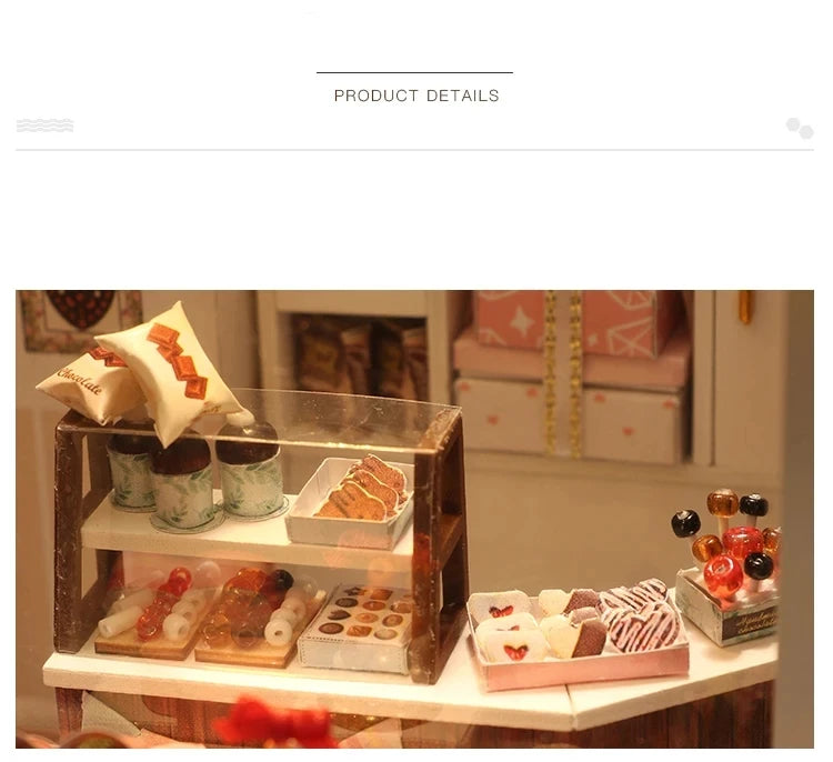 Diy Doll House Toys for Children Furniture Miniature Wooden Assembly Dollhouse casa Handmade creative  Birthday Gifts