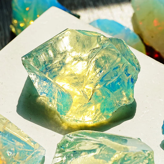 1PC Raw Opalite Rocks Rough Opal Crystal Stone for Collection Decoration Tumbling Wicca Reiki Healing Crystals Home Decor