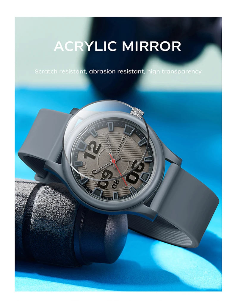 Fashion women's watches, simple casual Soft silicone strap lady watches waterproof, nurse watches for woman, ladies wristwatch