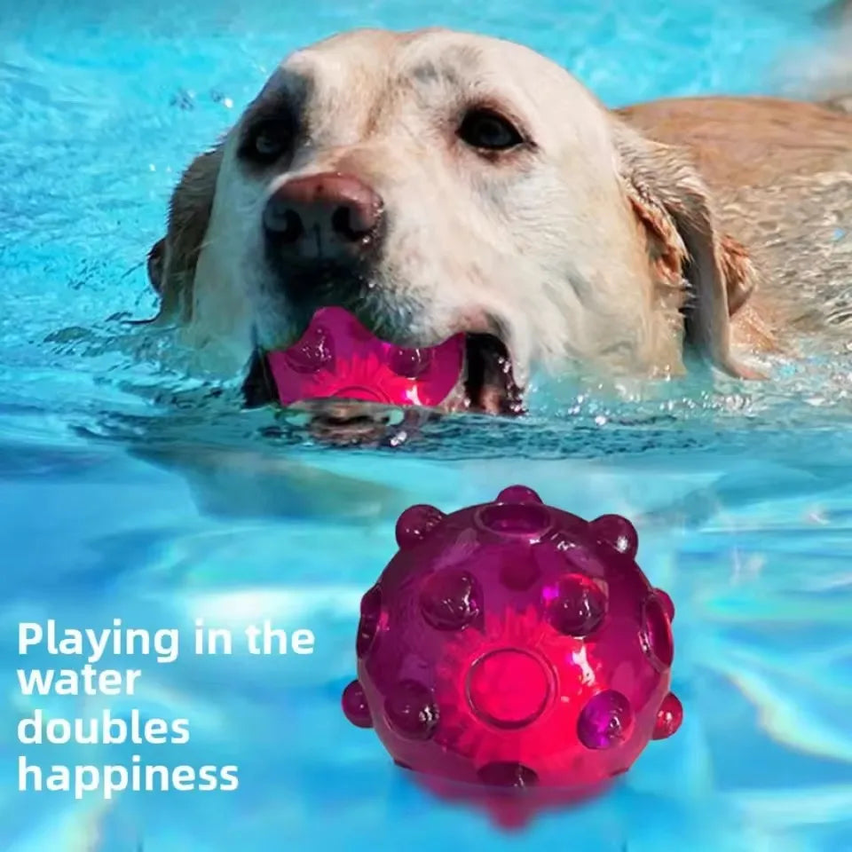 Sound Luminous Dog Toys Self-hi Boredom Relief Artifacts Automatic Walking Balls Interactive Flash Ball Training Pet Supplies