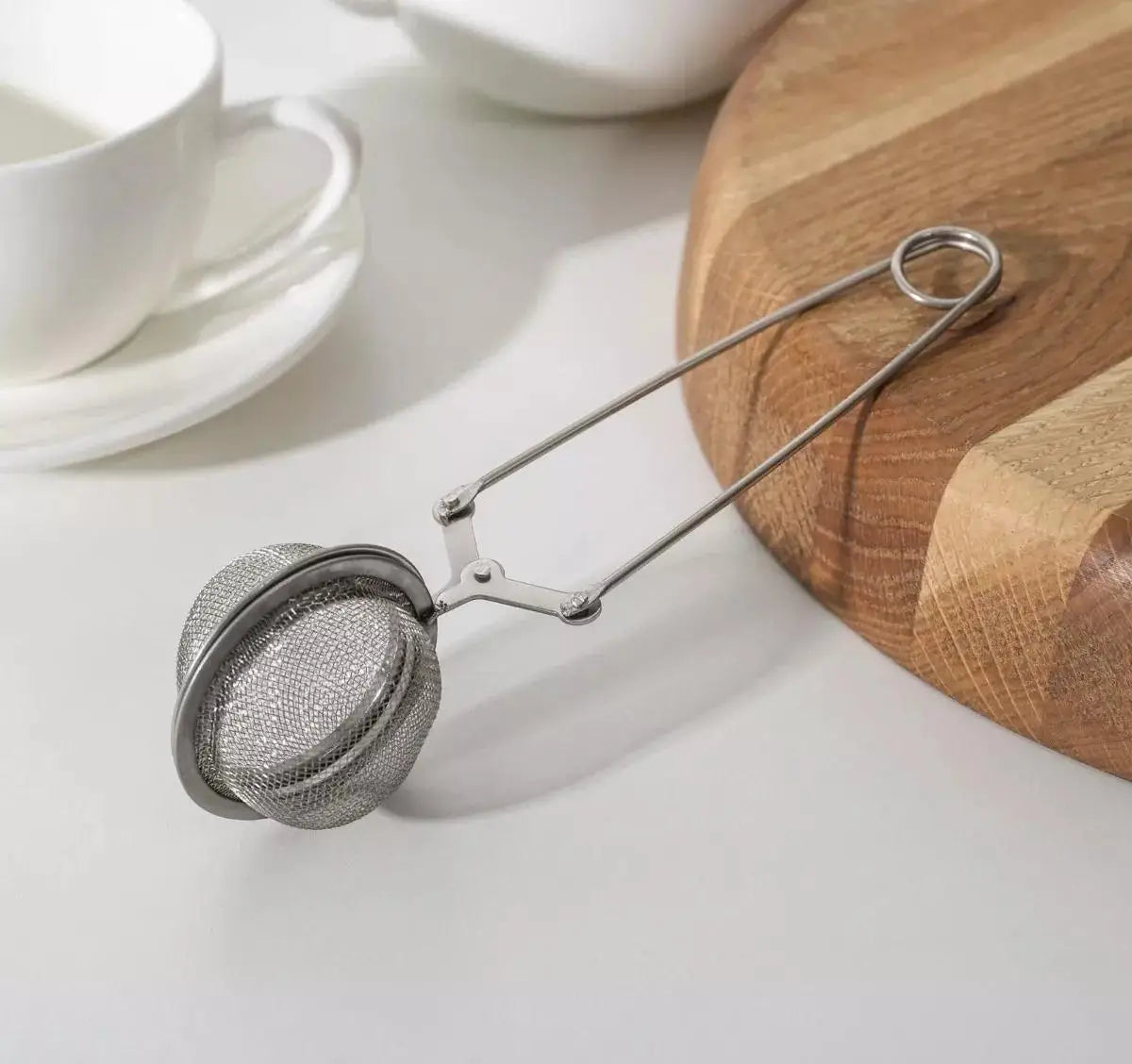 Inox Tea Infuser Sieve Blanket Herbs 15,5cm With Cable