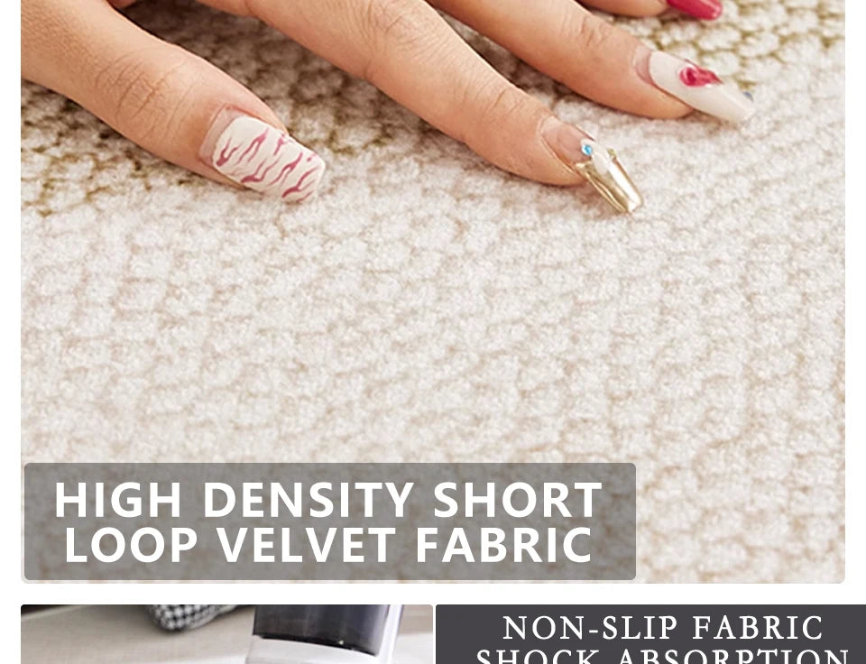 Rug for Living Room Carpet Large Size Bedroom Bedside Floor Mat Green Insect Carpets Tropical Rainforest Home Decoration Rugs