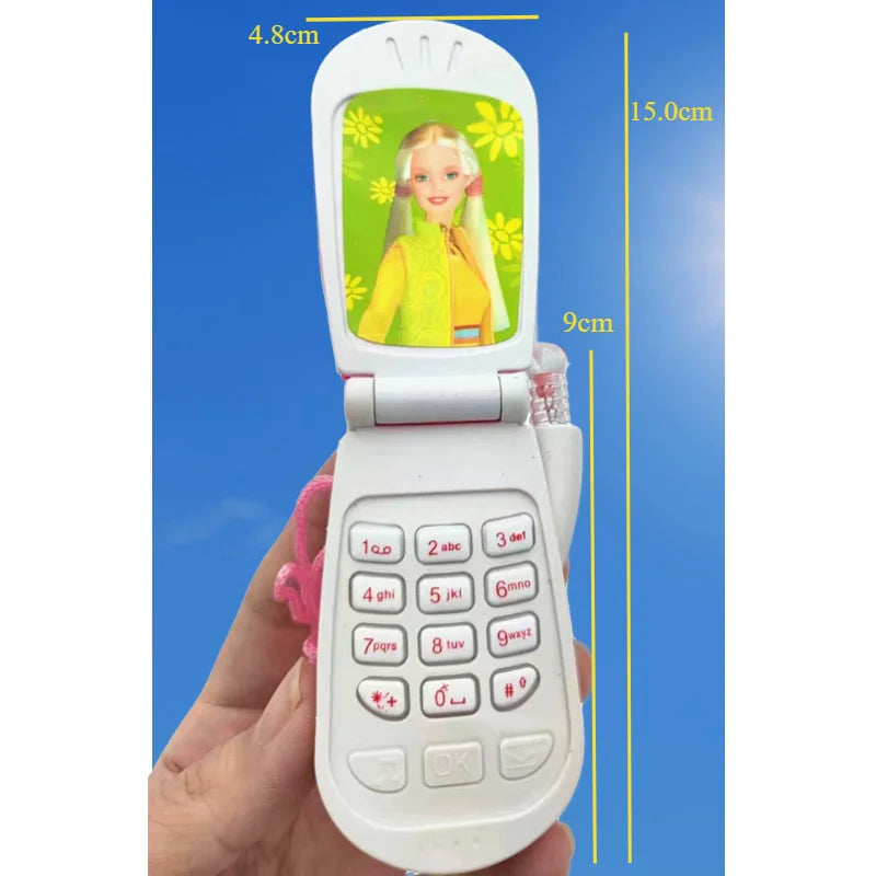 Children's Electronic Toys Can Swim In Water With Colorful Fish And Nostalgic Flip Imitation Mobile Phone Girl Gift