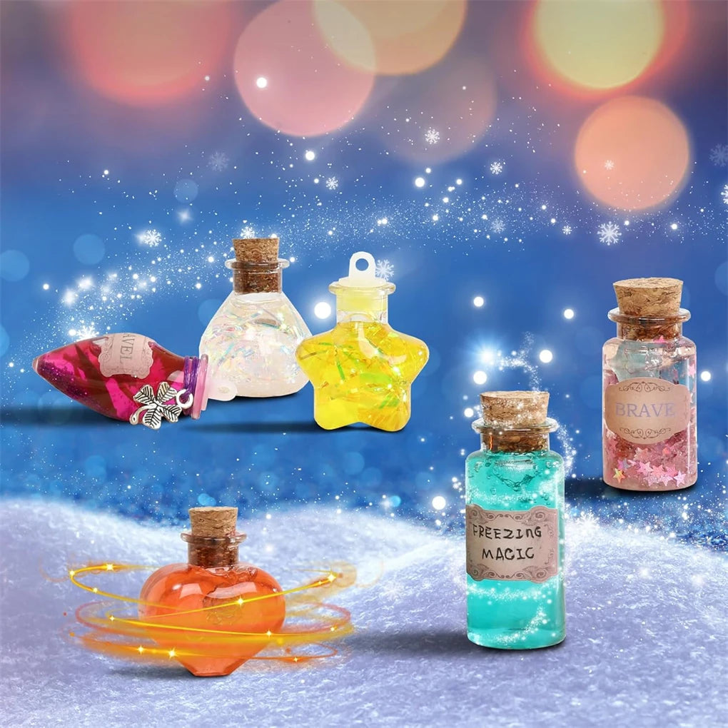 DIY Fairy Magical Potions Kit Horror Halloween Christmas Gifts Witches' Magical Color Changing Freezing Potions Art Craft Kit