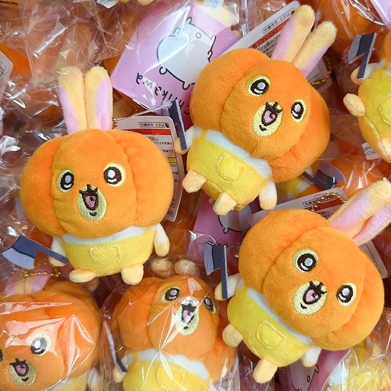Chikawas Halloween Pumpkin Usazi Plush Doll Bag Pendant Cute Self-Deprecating Bear Doll Keychain Bag Decoration Girls Gift