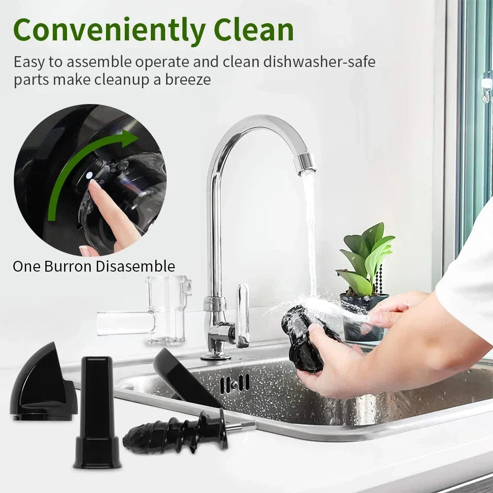 Hot Sale 250W Slow Juicer Extractor for Vegetable and Fruit Screw Cold Press Fresh Beet Juice Electric Blender Home Appliance