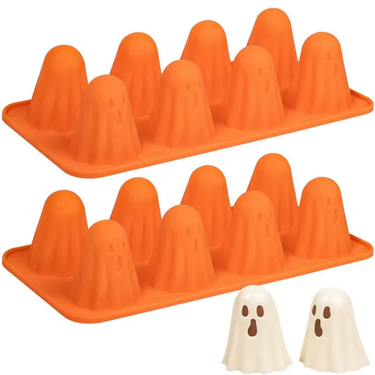 New Ghost Jello Silicone Mold Halloween Kitchen Tools Suitable for Ice Cubes, Cookies, Jelly, Chocolate Kitchen Gadgets