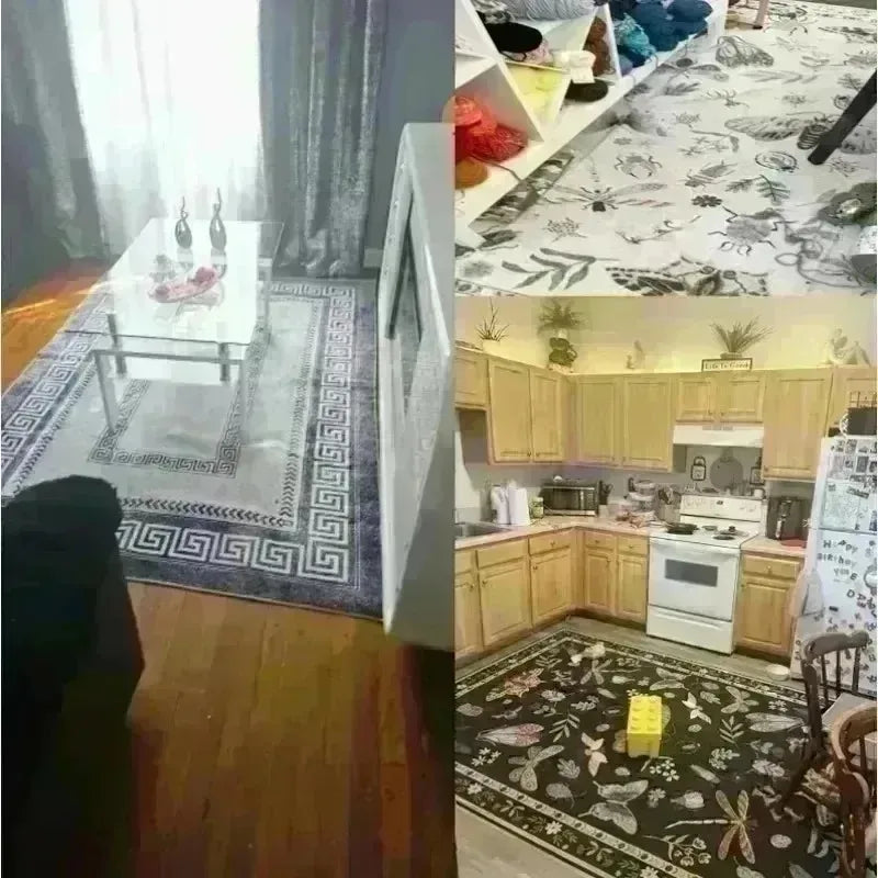 Rugs for Bedroom Aesthetic Turkish Rug Turkish Pattern Oriental Rug Vintage Style Turkish Rug, Anatolian Pattern Rug Print Mats