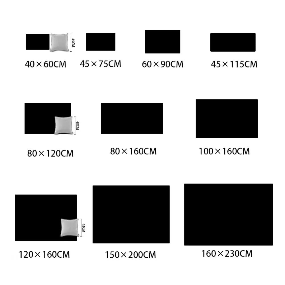 VIKAMA Fluffy Rugs Shaggy Bedroom Area Rugs Shaggy Non-Slip Rugs, Machine Washable Soft Shaggy Rugs Modern Soft Plush Rugs