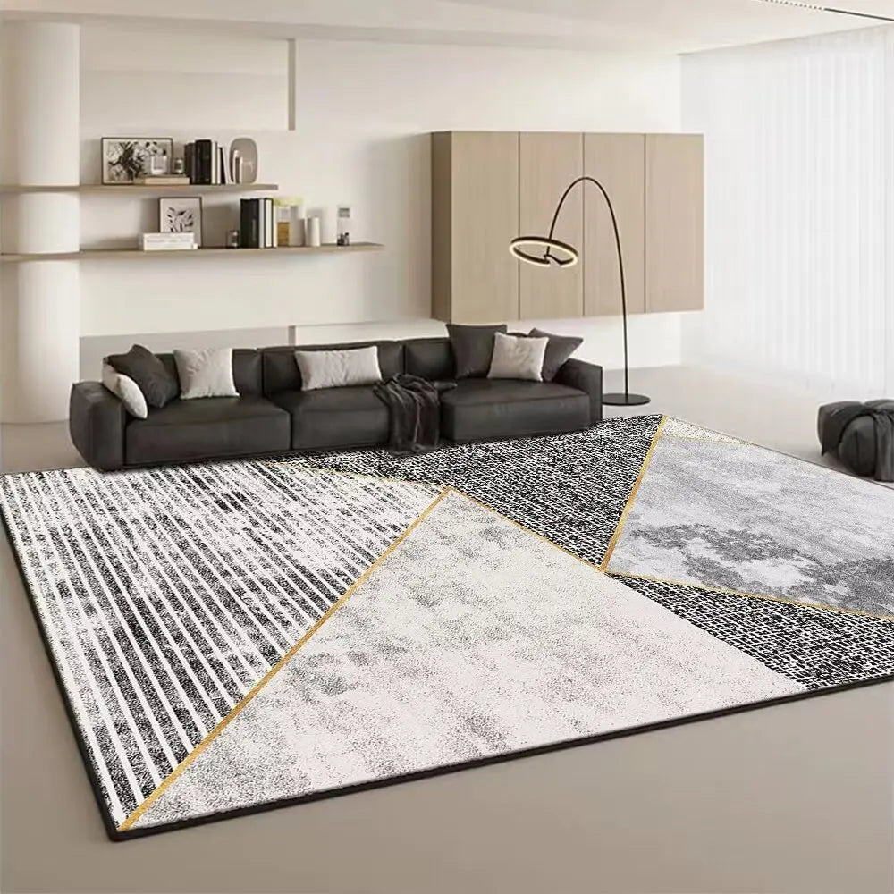 Modern Geometric Large Rugs for Living Room Home Decoration Luxury Carpet 200x300 Soft Easy Cleaning Bedroom Decor Mat Bedside