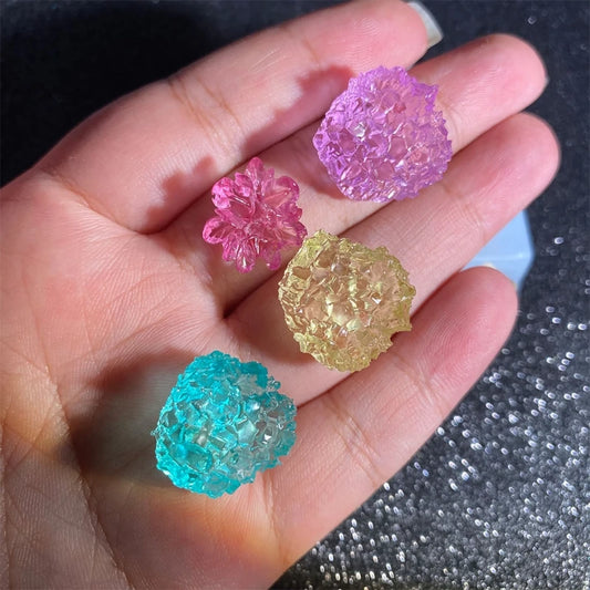 Crystal Cluster Mold Resin Simulation Original Stone UV Epoxy Resin Mold Handmade Decorations Crystal Stone Casting Mold