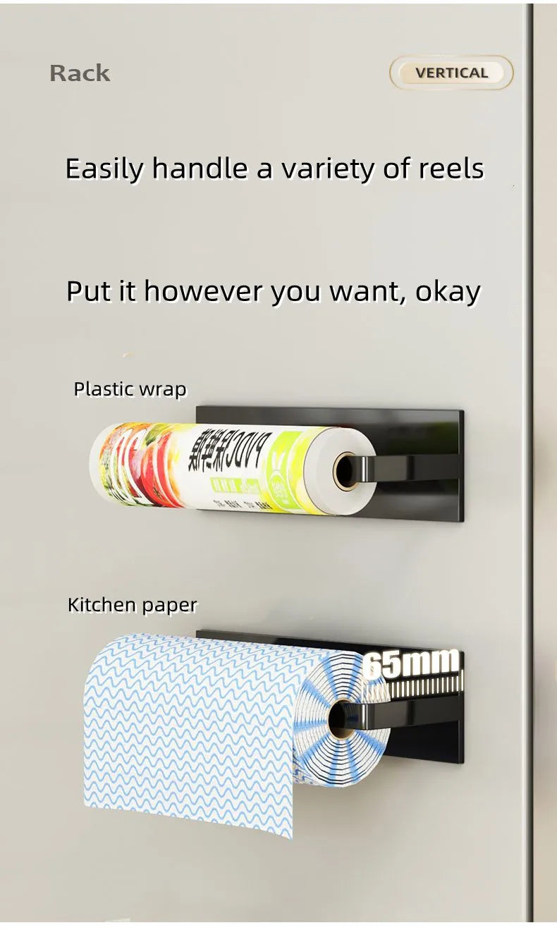 Household Wall Hanging Basket Kitchen Magnetic Attraction Storage Rack Refrigerator Magnetic Shelf Living Room Summary Holder