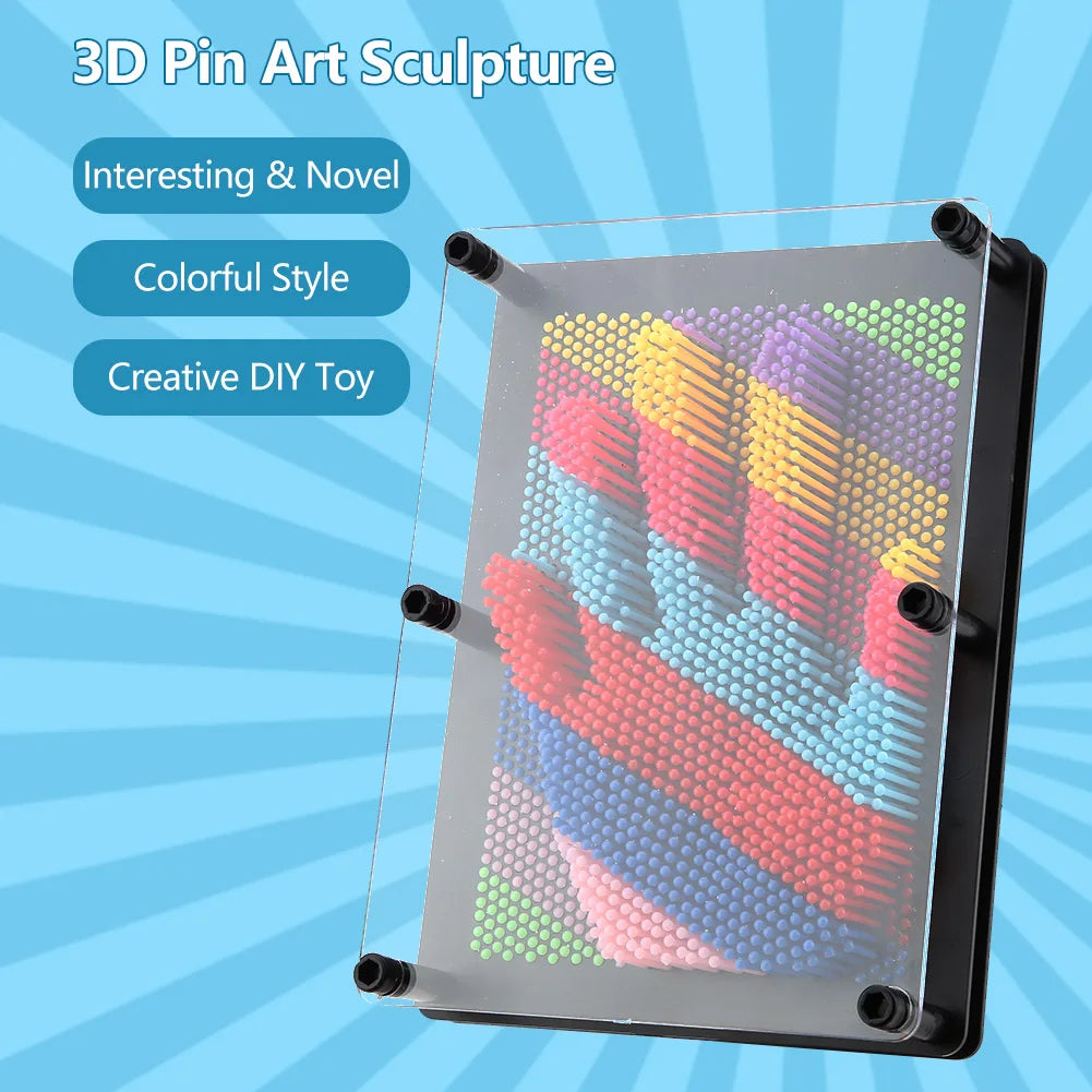 3D Pin Art 3D Pin Art Sculpture Pin Art  Pin Art Board 3D Pin Art Board Novel Pin Art  for Kids and Adult Pin Art