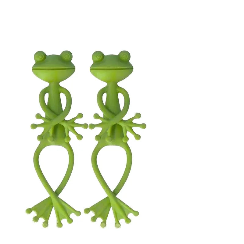 1/3/5 Pcs Frog Plant Stand Plant Tie Cute Flower Pot Hugger Plant