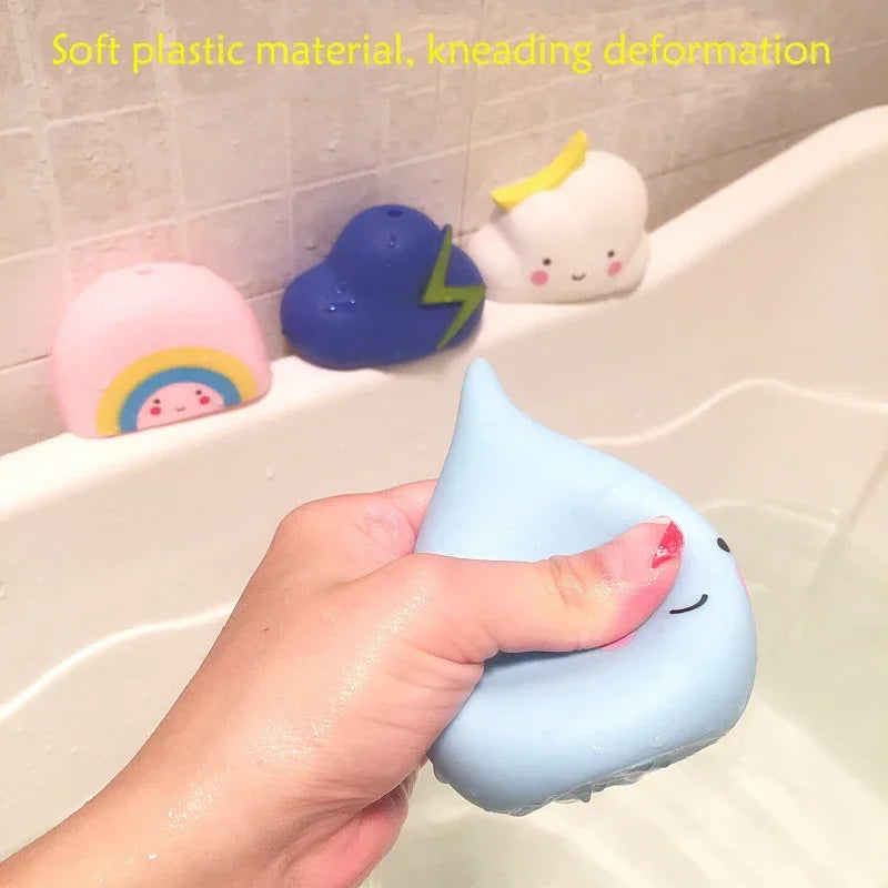 Baby Bath Toys Cute Bathing Swimming Water Games Spraying Clouds Shower Toy For Kids Children Water Playing Toy Bathroom Gifts