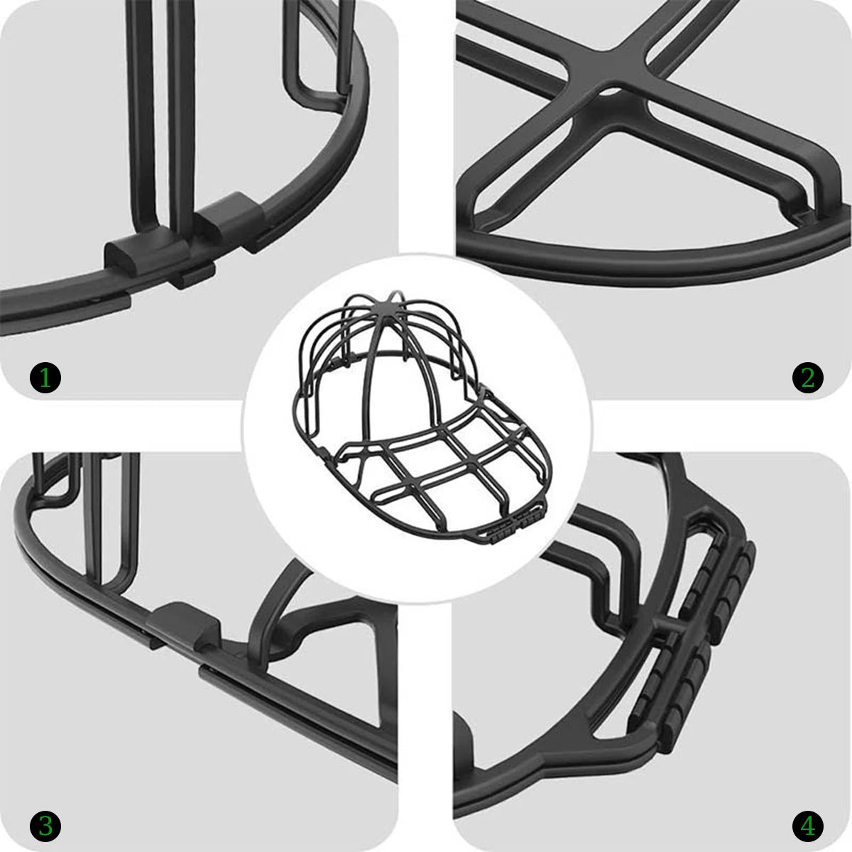 1Pc Hat washer, household items, laundry accessories, anti deformation hat protection frame, sturdy