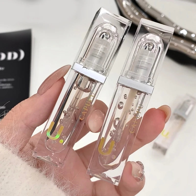 Lip oil Moisturizing Long-lasting Lip Gloss Transparent Fade Lip line Lipstick Base High appearance level beep lips