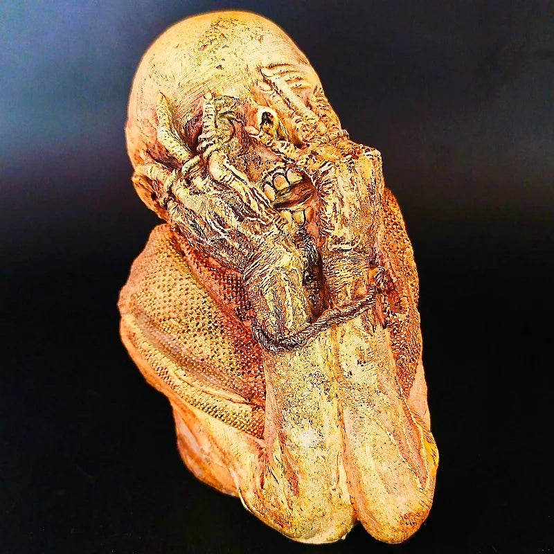 Silicone mold horror bloodthirsty zombie DIY candle resin plaster handicraft Halloween decoration tool