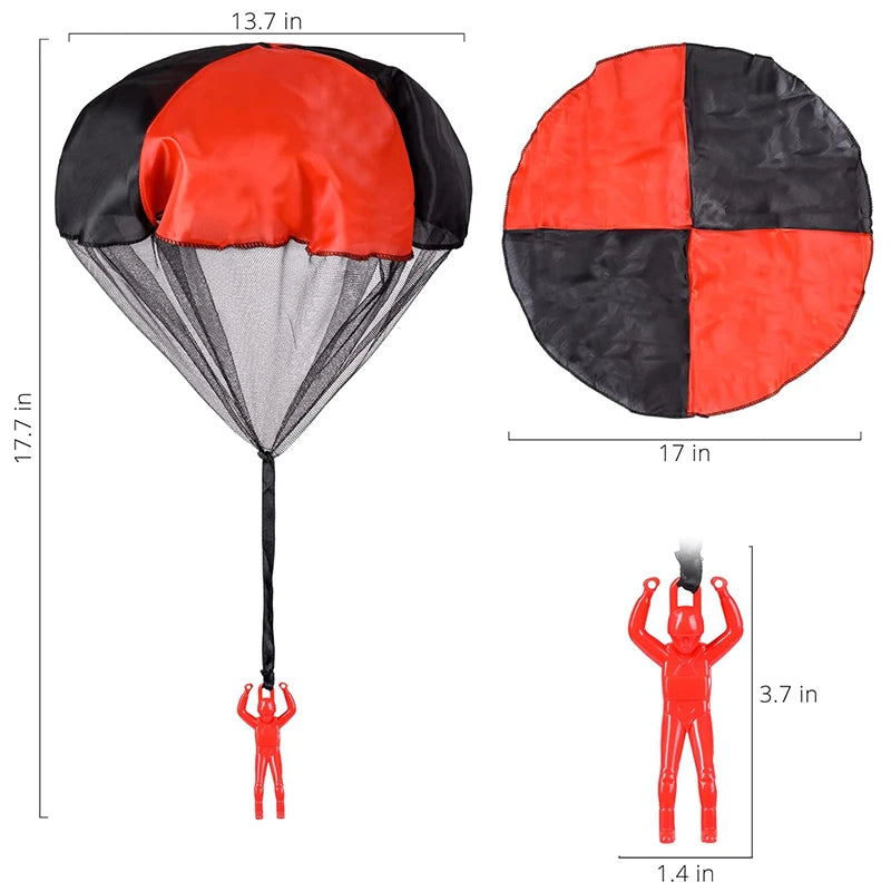 Parachute Toys for Kids Tangle Free Outdoor Flying Parachute Men Outside Toys Easter Basket Stuffers Idea Unique Boy Girl Gift